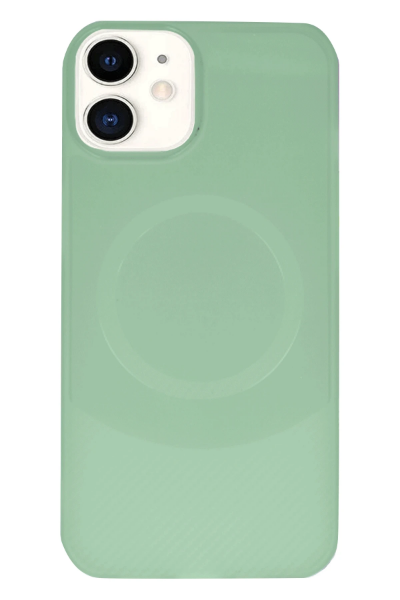 Newface iPhone 11 Kılıf Maya Karbon Kapak - Su Yeşili resmi
