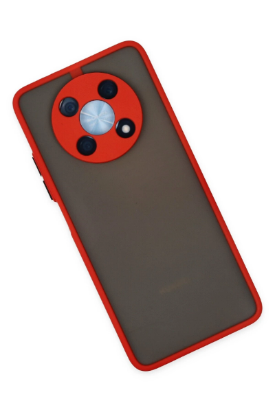 Newface Huawei Nova Y90 Kılıf Montreal Silikon Kapak - Kırmızı resmi