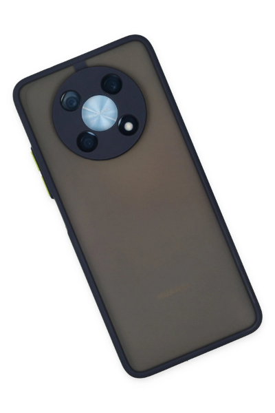 Newface Huawei Nova Y90 Kılıf Montreal Silikon Kapak - Lacivert resmi