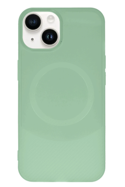 Newface iPhone 14 Kılıf Maya Karbon Kapak - Su Yeşili resmi