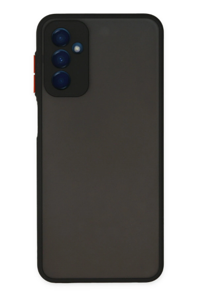 Newface Samsung Galaxy M13 Kılıf Montreal Silikon Kapak - Siyah resmi