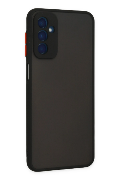 Newface Samsung Galaxy M13 Kılıf Montreal Silikon Kapak - Siyah resmi