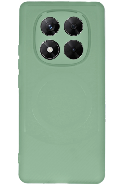 Newface Xiaomi Redmi Note 14 Pro 4G Kılıf Maya Karbon Kapak - Su Yeşili resmi