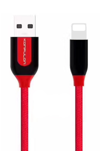 Konfulon S51 Lightning Kablo iphone Uyumlu 1M 3A - Siyah resmi