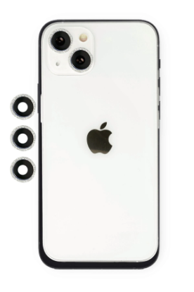 Newface iPhone 14 Shine Kamera Lens - Gümüş resmi