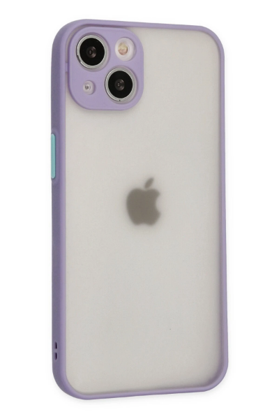 Newface iPhone 14 Kılıf Montreal Silikon Kapak - Mor resmi
