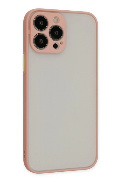Newface iPhone 14 Pro Kılıf Montreal Silikon Kapak - Pembe resmi