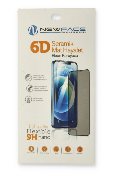 Newface Xiaomi Redmi Note 12 4G 6D Mat Seramik Hayalet Nano Ekran Koruyucu resmi