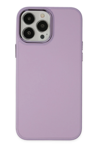 Newface iPhone 13 Pro Kılıf Asya Deri Silikon - Lila resmi