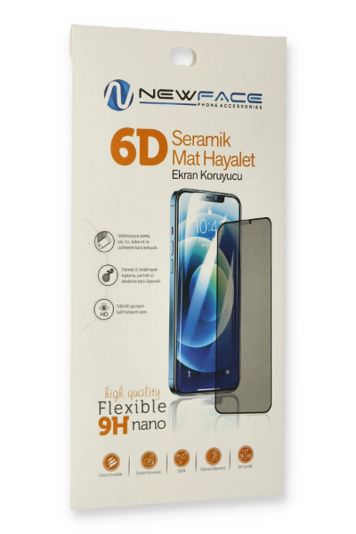 Newface Xiaomi Redmi Note 12 4G 6D Mat Seramik Hayalet Nano Ekran Koruyucu resmi