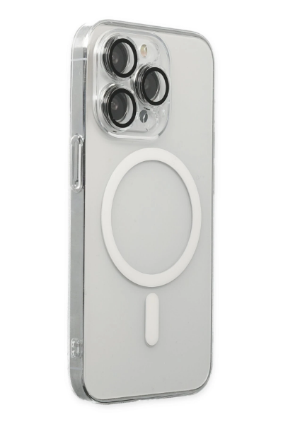 Newface iPhone 14 Pro Kılıf Kaou Magneticsafe Slim Kapak - Şeffaf resmi