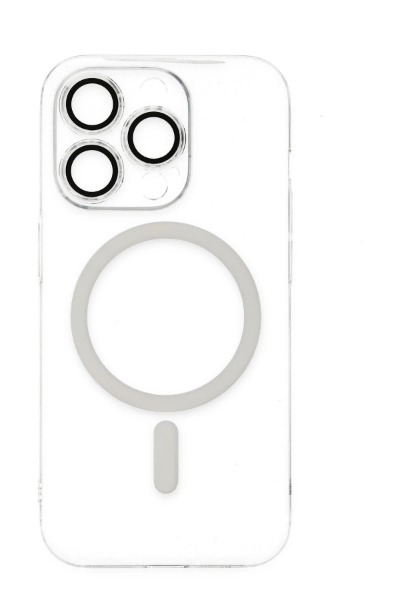 Newface iPhone 14 Pro Kılıf Kaou Magneticsafe Slim Kapak - Şeffaf resmi