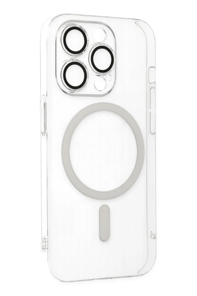 Newface iPhone 14 Pro Kılıf Kaou Magneticsafe Slim Kapak - Şeffaf resmi