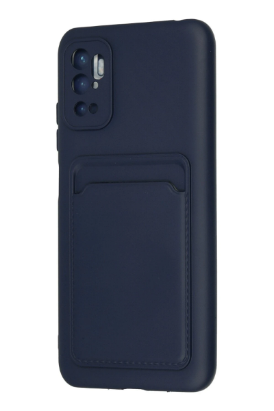 Newface Xiaomi Redmi Note 11 SE Kılıf Kelvin Kartvizitli Silikon - Lacivert resmi