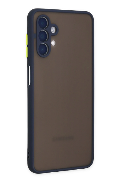 Newface Samsung Galaxy A04S Kılıf Montreal Silikon Kapak - Lacivert resmi