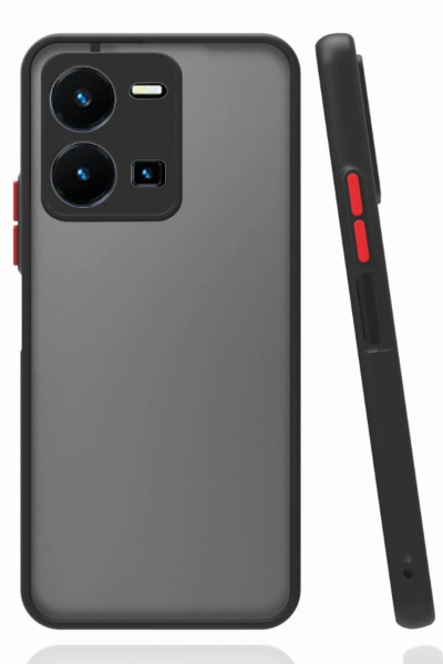 Newface Vivo Y22S Kılıf Montreal Silikon Kapak - Siyah resmi