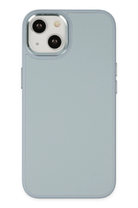 Newface iPhone 14 Plus Kılıf Asya Deri Silikon - Sierra Blue resmi