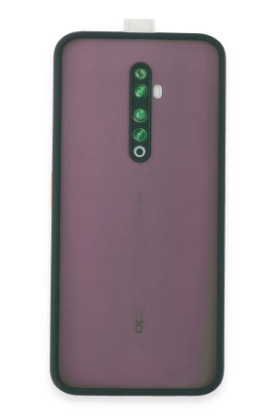 Newface Oppo Reno 2Z Kılıf Montreal Silikon Kapak - Yeşil resmi