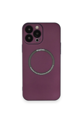 Newface iPhone 13 Pro Kılıf Jack Magneticsafe Lens Silikon - Mürdüm resmi