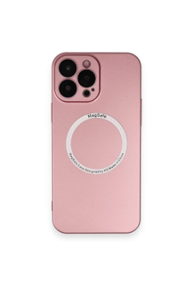 Newface iPhone 13 Pro Max Kılıf Jack Magneticsafe Lens Silikon - Rose Gold resmi