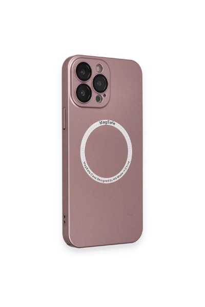 Newface iPhone 13 Pro Max Kılıf Jack Magneticsafe Lens Silikon - Rose Gold resmi