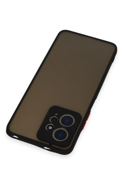 Newface Xiaomi Redmi Note 12 4G Kılıf Montreal Silikon Kapak - Siyah resmi