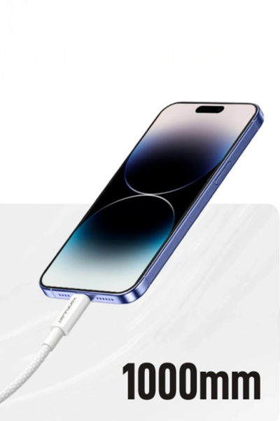 Konfulon DC79 1M 3A USB to Lightning Hızlı Şarj Kablo - Beyaz resmi