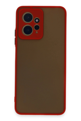 Newface Xiaomi Redmi Note 12 4G Kılıf Montreal Silikon Kapak - Kırmızı resmi