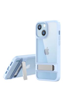 Newface iPhone 14 Plus Kılıf Rolet Stand Kapak - Sierra Blue resmi