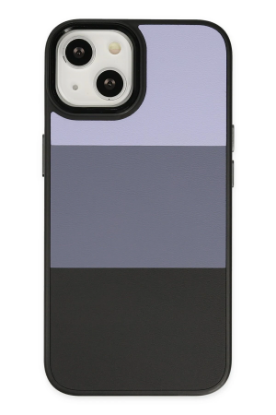 Newface iPhone 14 Plus Kılıf King Kapak - Lila-Siyah resmi