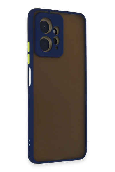 Newface Xiaomi Redmi Note 12 4G Kılıf Montreal Silikon Kapak - Lacivert resmi