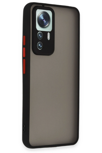 Newface Xiaomi Mi 12T Pro Kılıf Montreal Silikon Kapak - Siyah resmi