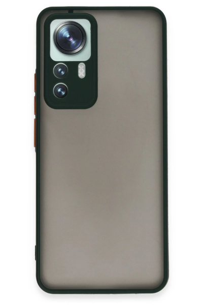 Newface Xiaomi Mi 12T Pro Kılıf Montreal Silikon Kapak - Yeşil resmi