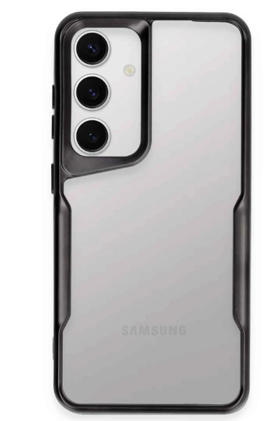 Newface Samsung Galaxy A36 Kılıf Boyi Silikon Kapak - Siyah resmi