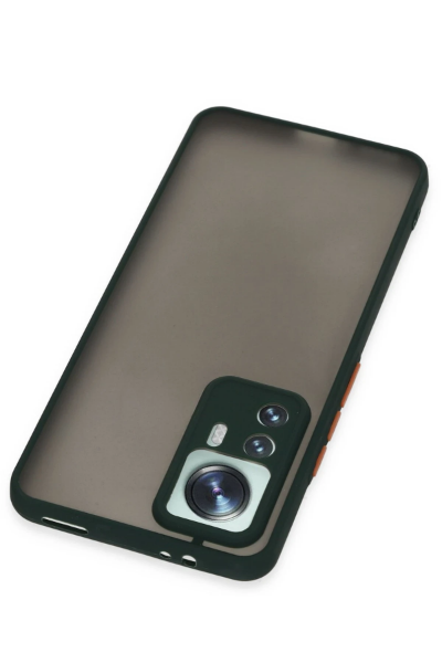 Newface Xiaomi Mi 12T Pro Kılıf Montreal Silikon Kapak - Yeşil resmi