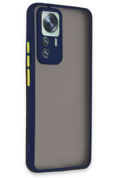 Newface Xiaomi Mi 12T Pro Kılıf Montreal Silikon Kapak - Lacivert resmi