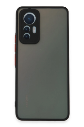 Newface Xiaomi Mi 12 Lite Kılıf Montreal Silikon Kapak - Siyah resmi