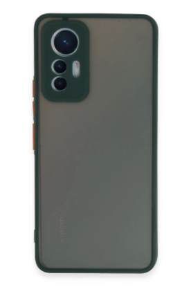 Newface Xiaomi Mi 12 Lite Kılıf Montreal Silikon Kapak - Yeşil resmi