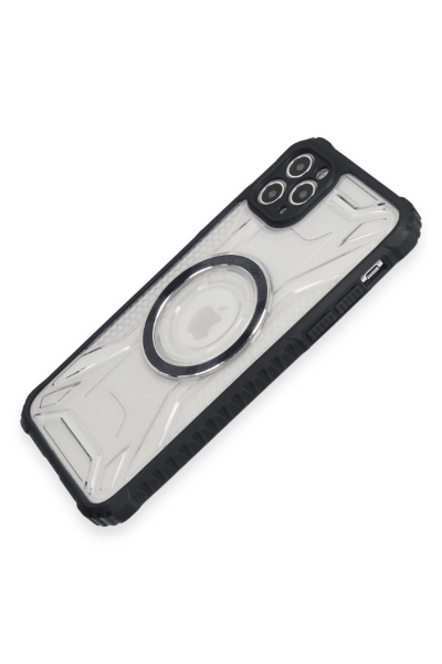 Newface iPhone 11 Pro Kılıf Prag Magneticsafe Kapak - Siyah resmi
