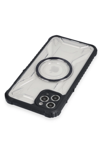 Newface iPhone 11 Pro Kılıf Prag Magneticsafe Kapak - Siyah resmi