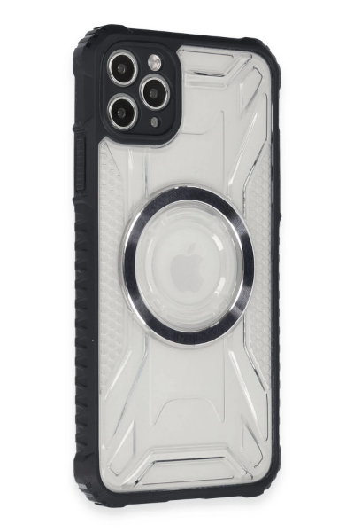 Newface iPhone 11 Pro Max Kılıf Prag Magneticsafe Kapak - Siyah resmi