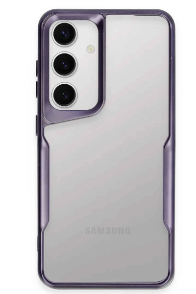 Newface Samsung Galaxy A56 Kılıf Boyi Silikon Kapak - Derin Mor resmi