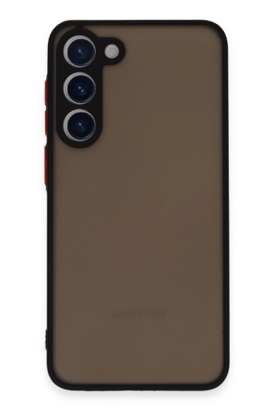 Newface Samsung Galaxy S23 Plus Kılıf Montreal Silikon Kapak - Siyah resmi