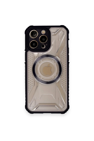 Newface iPhone 12 Pro Kılıf Prag Magneticsafe Kapak - Siyah resmi