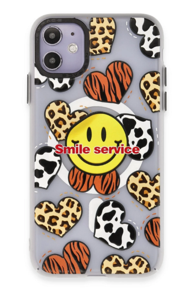 Newface iPhone 12 Kılıf Apollo Magneticsafe Desenli Kapak - Apollo Şeffaf - 2 resmi