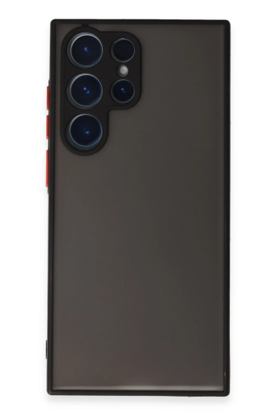 Newface Samsung Galaxy S23 Ultra Kılıf Montreal Silikon Kapak - Siyah resmi