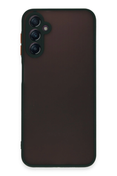 Newface Samsung Galaxy A14 4G Kılıf Montreal Silikon Kapak - Yeşil resmi