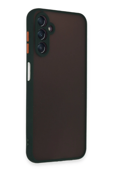 Newface Samsung Galaxy A14 4G Kılıf Montreal Silikon Kapak - Yeşil resmi