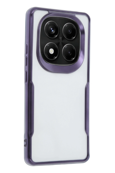 Newface Xiaomi Redmi Note 14 Pro 5G Kılıf Boyi Silikon Kapak - Derin Mor resmi