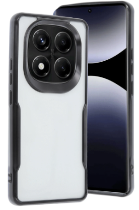 Newface Xiaomi Redmi Note 14 Pro Plus Kılıf Boyi Silikon Kapak - Siyah resmi